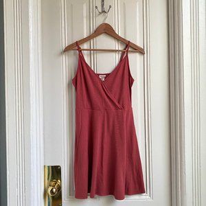 Mossimo Supply Co Pink Ribbed Summer Dress